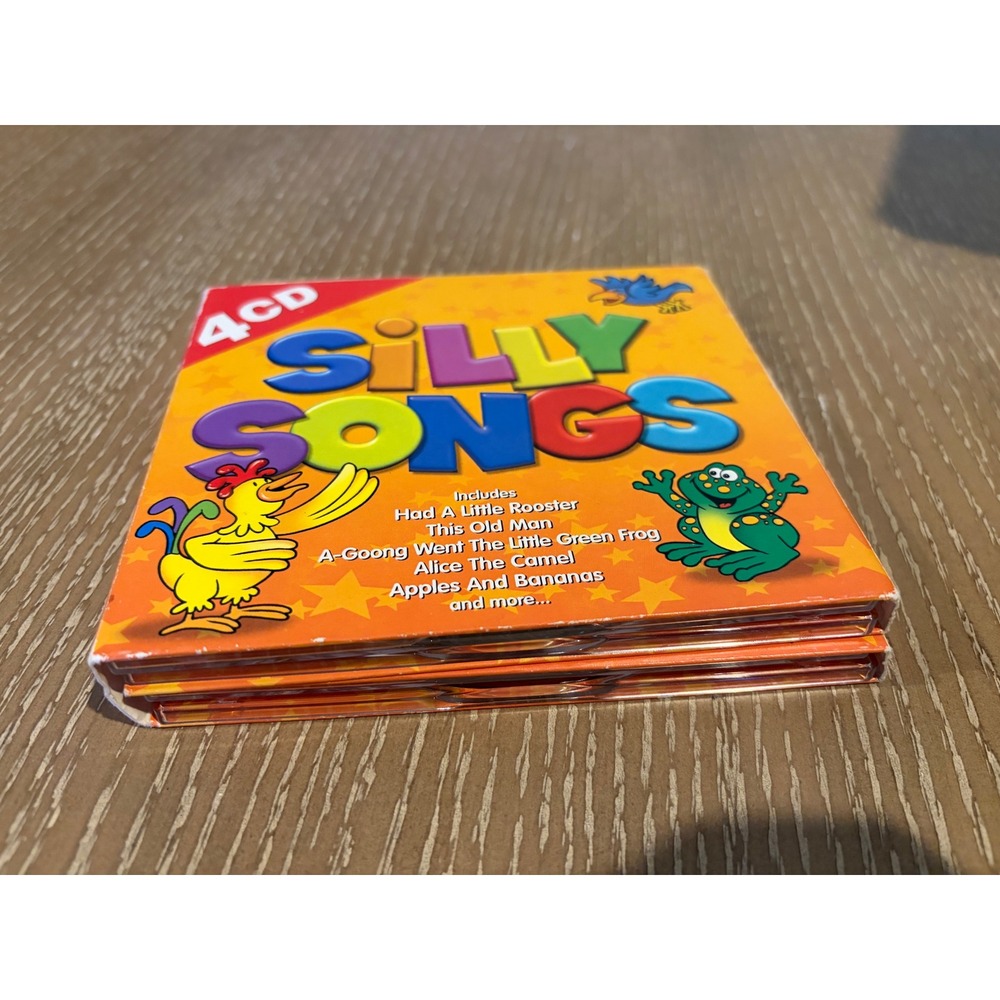 Silly Songs 4 CD Set 2004 Madacy Kids Childrens Music Nursery Rhymes Fun